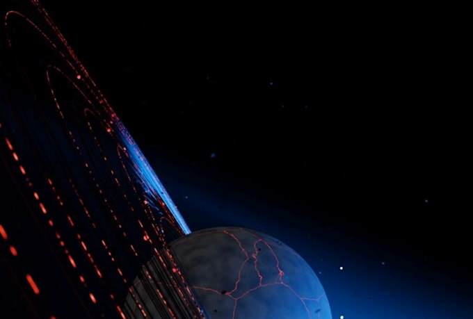 create stunning 3d planet and sci fi space environment rendering